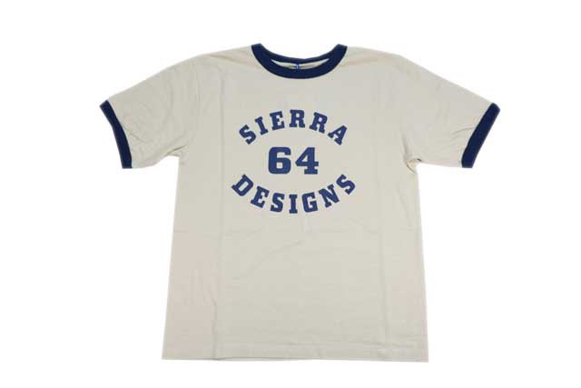 GOOD ON/グッドオン SIERRA/シェラデザイン メンズ半袖  64リンガーTシャツ ネイビ...