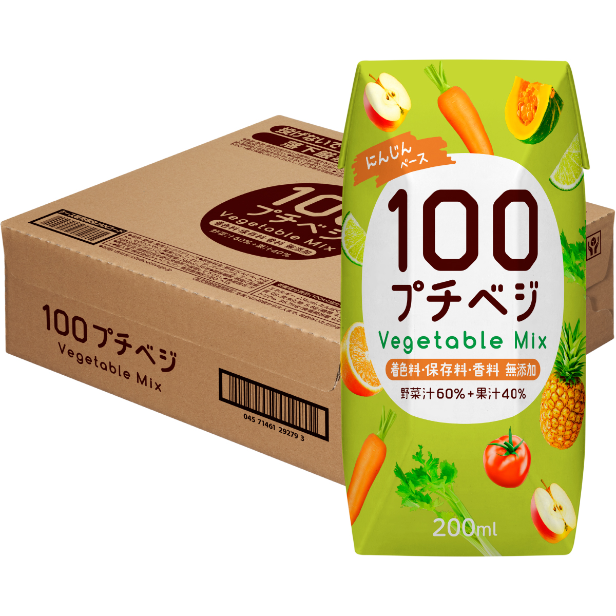 50%OFF プチベジ 野菜ジュース 200ml×36本 紙パック 着色料 保存料 香料 無添加 www.designplunge.com