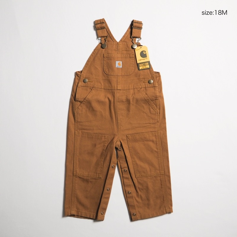 CARHARTT KIDS カーハートキッズ ブラウンダックオーバーオール 