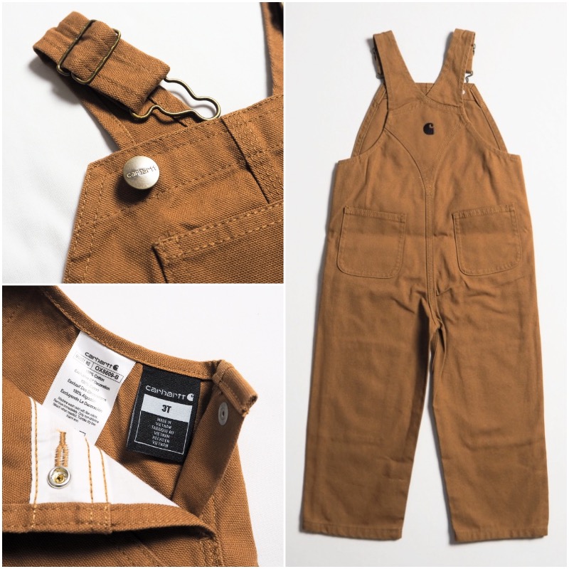 CARHARTT KIDS カーハートキッズ ブラウンダックオーバーオール 