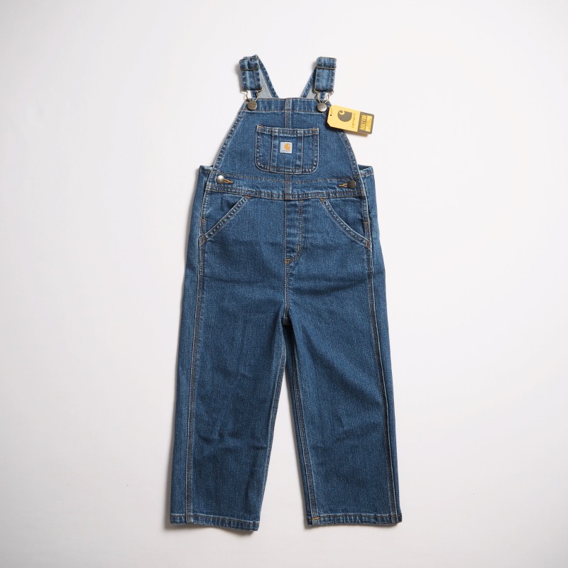 CARHARTT KIDS カーハートキッズ デニムオーバーオール #CM8665 LOOSE FIT DENIM BIB OVERALL 幼児サイズ  / MEDIUM WASH DENIM