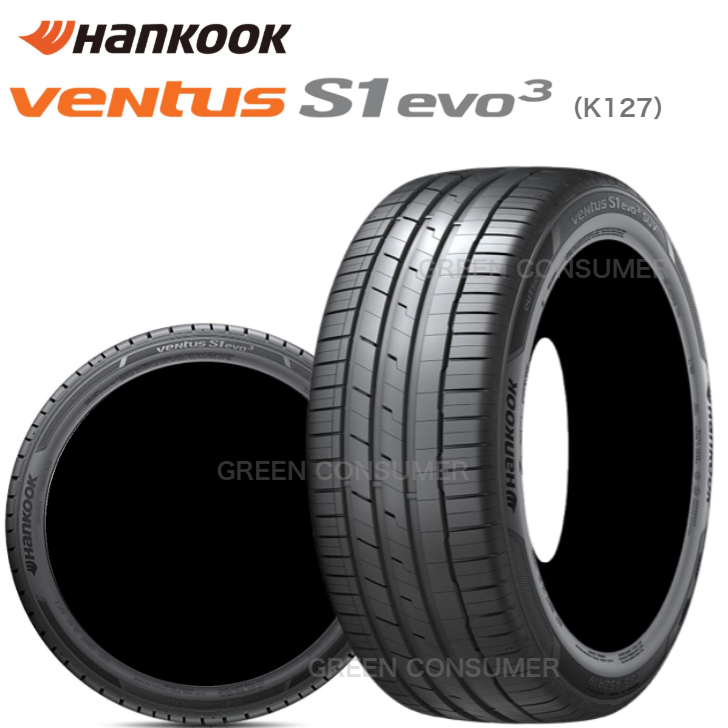 �s�����̔��t2025�N�� �n���R�b�N �x���^�X S1 �G�{3 k127A 235/55R19 101V��Hankook Ventus s1 evo3 k127 ���ʎԗp�T�}�[�^�C��