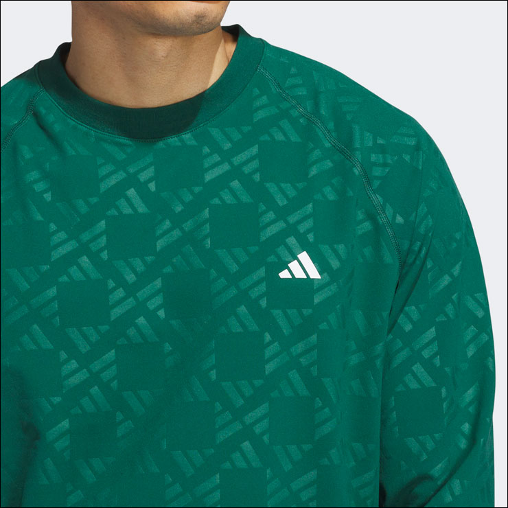 Old adidas アディダス ゴルフ エンボスプリント ラグラン