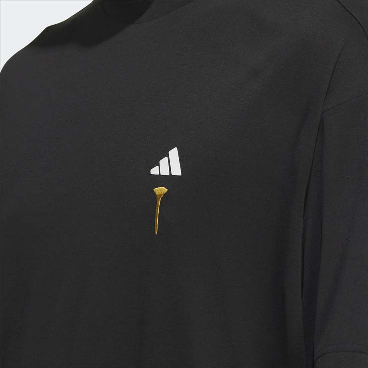 2025アディダス ゴルフウェア バックグラフィック モックネック 半袖 adidas アディダス ゴルフ HEAT.RDY バックグラフィック モック