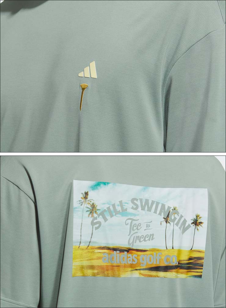 adidas アディダス ゴルフ HEAT.RDY バックグラフィック モック