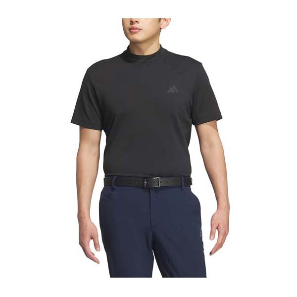 【新品】adidas アディダスメンズ ゴルフ半袖Tシャツ モックネックMグレー adidas アディダス 半袖シャツ モックネック メンズ ゴルフ