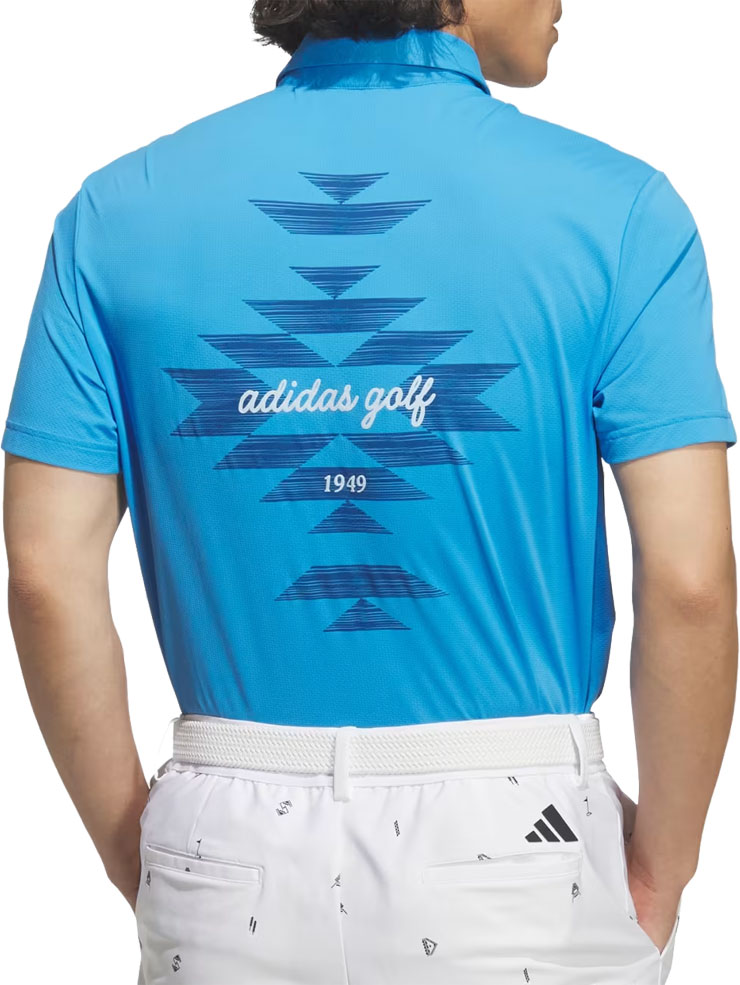 ADIDAS GOLF アディダス ゴルフ オルテガ柄 バックプリント 半袖