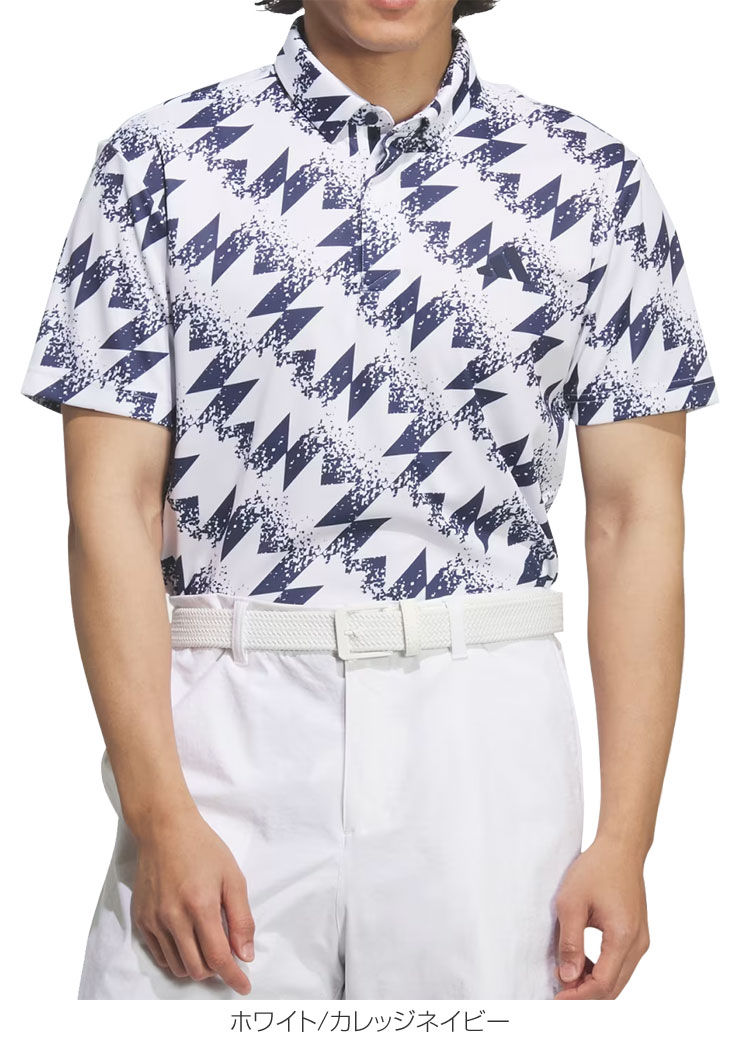 ADIDAS GOLF アディダス ゴルフ クライマクール AOP 半袖 ポロシャツ