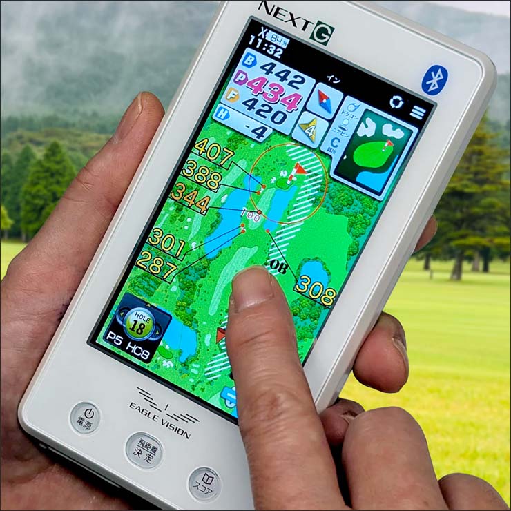 EAGLE VISION イーグルビジョン NEXT G GPSゴルフナビ EV-438