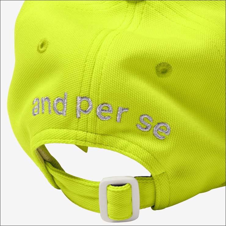 and per se（アンパスィ） リボン付き キャップ ゴルフウェア