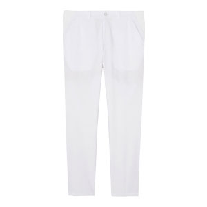 ゴルフパンツ ホワイト(柄あり) Lサイズ and per se セール and per se アンパスィ レディース ゴルフウェア ロングパンツ