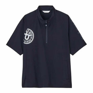 and per se（アンパスィ） マルチウェザー ハーフジップ 半袖 ブルゾン