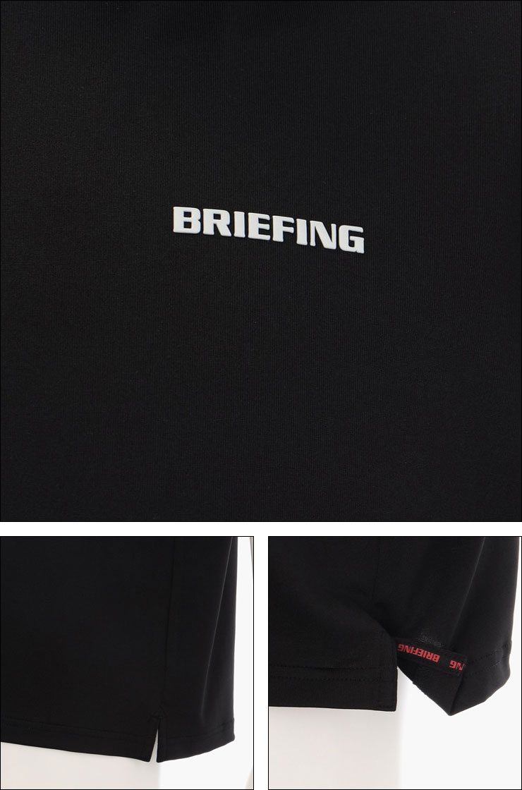 ブリーフィング　BRIEFING　ロゴ ライン RF ハイネック半袖シャツ 楽天市場】ブリーフィング BRIEFING ロゴ ライン RF ハイネック