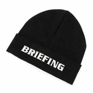 [新品未使用] 【完売品】ブリーフィング ゴルフWOOL BEANIE ブラック BRIEFING GOLF（ブリーフィングゴルフ） ブリーフィング ゴルフ WR
