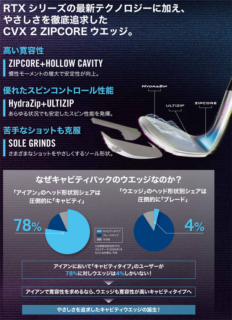 Cleveland Golf 特注カスタムクラブ クリーブランド CVX 2