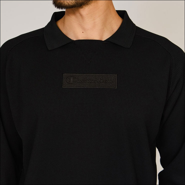 Champion ゴルフ 長袖ポロシャツ XL グレー ポロシャツ - Men's - Sports
