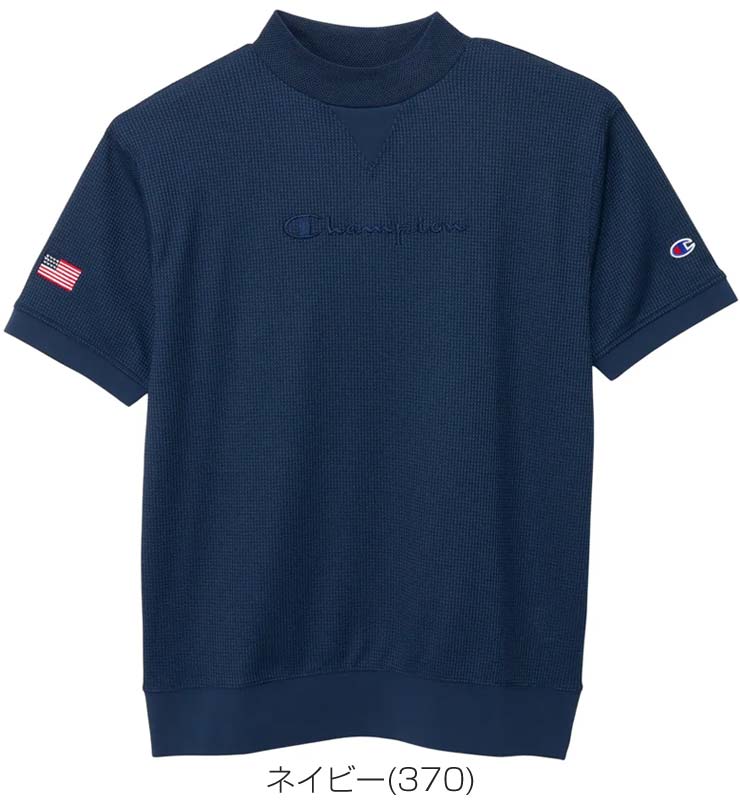 チャンピオン Champion モックネックシャツ メンズゴルフウェア XL Champion チャンピオン ゴルフ ワッフル ガゼット モックネック