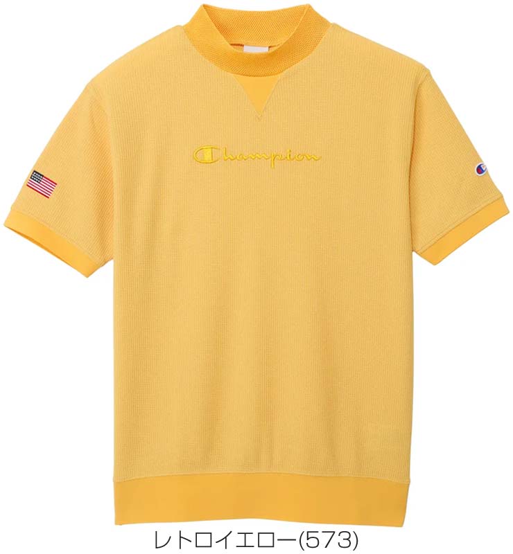 Champion チャンピオン ゴルフ ワッフル ガゼット モックネック