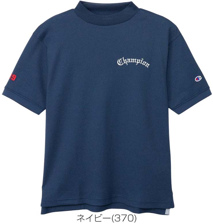 Champion チャンピオン ゴルフ ワッフル モックネック 半袖