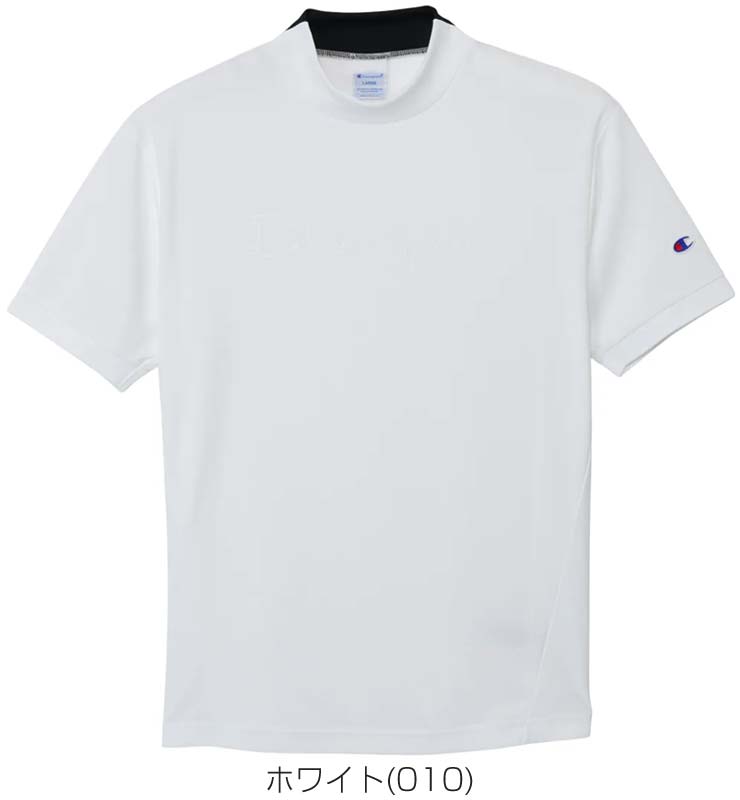 Champion（チャンピオン） ゴルフ チェストロゴ モックネック 半袖