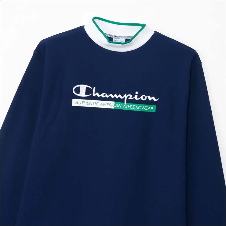 Champion チャンピオン ゴルフ モックネック 長袖シャツ ウェア