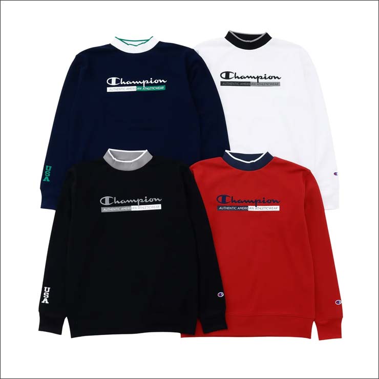 チャンピオン Champion モックネックシャツ メンズゴルフウェア XL Champion GOLF［チャンピオンゴルフ］モックネックシャツ