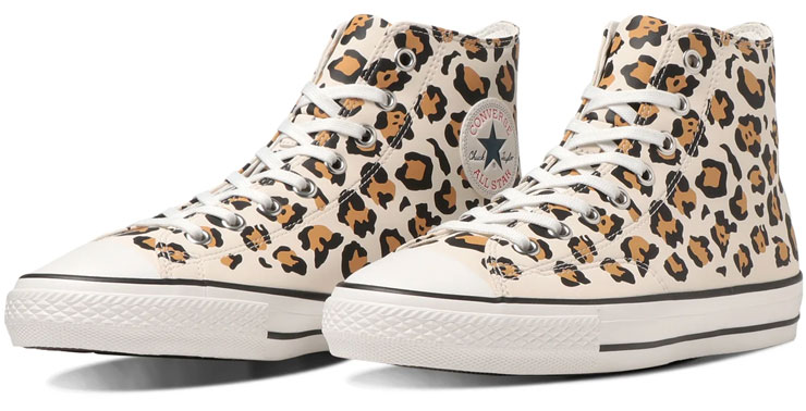 未使用　コンバース　GF ゴルフシューズ　23.5  レパード CONVERSE】 コンバース AS GF LEOPARD HI オールスター GF
