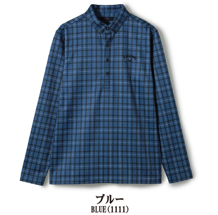 Callaway（キャロウェイ） メンズ ゴルフウェア チェックプリント 裏