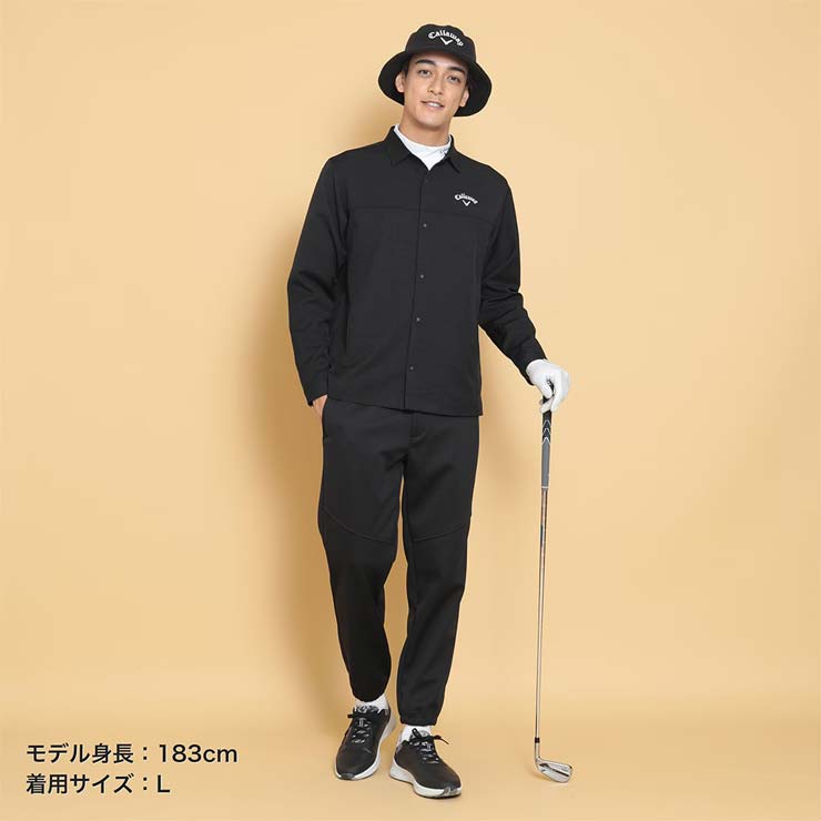 Callaway/キャロウェイ 防風ジャケット【グレー/LL】美品！ Callaway キャロウェイ 8WAYストレッチ シワポリエステル 中綿