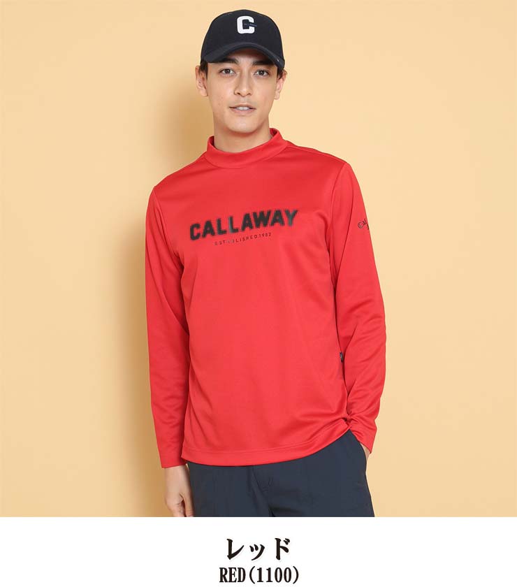 Callaway キャロウェイ ストレッチ スムース モックネック 長袖