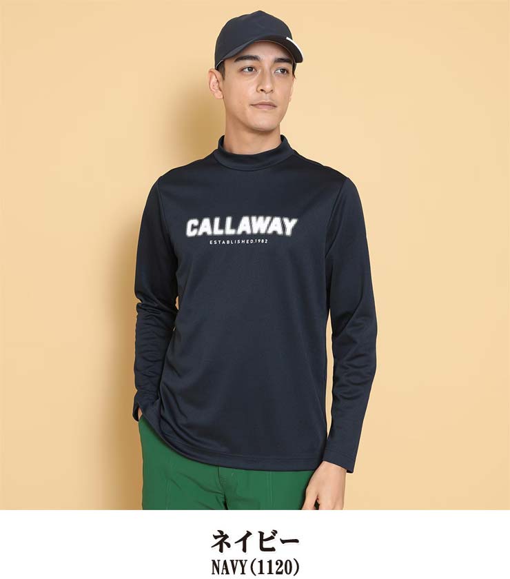 Callaway キャロウェイ ストレッチ スムース モックネック 長袖