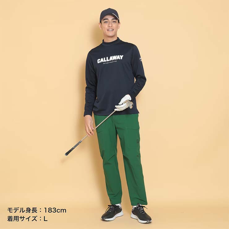 Callaway キャロウェイ ストレッチ スムース モックネック 長袖