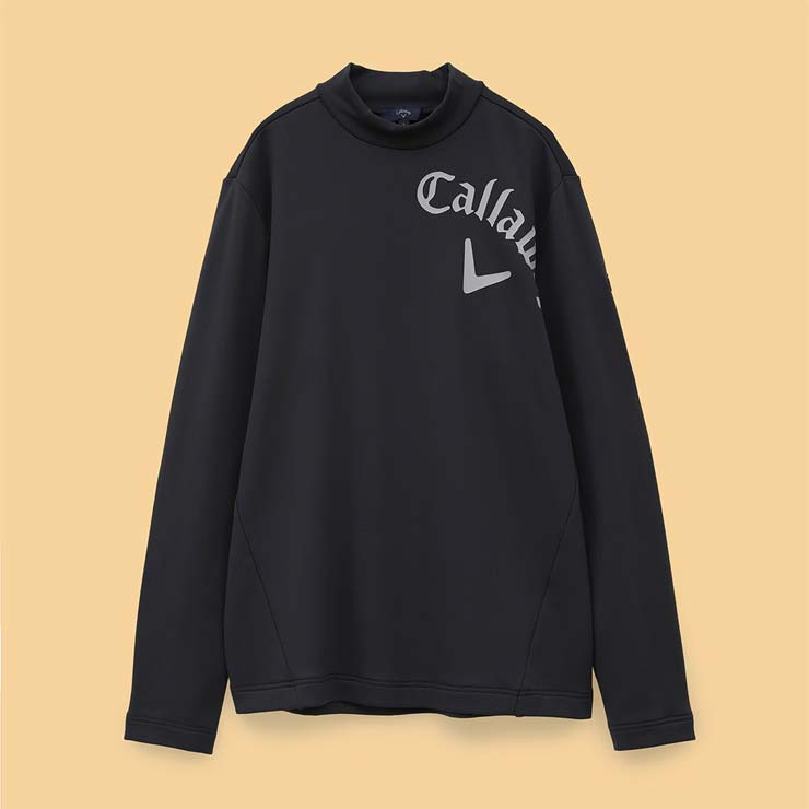 Callaway キャロウェイ 裏起毛 ダブルニット モックネック 長袖