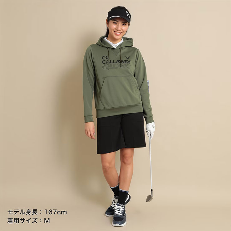 キャロウェイ レディース ゴルフウェア 長袖トレーナー 春 夏
