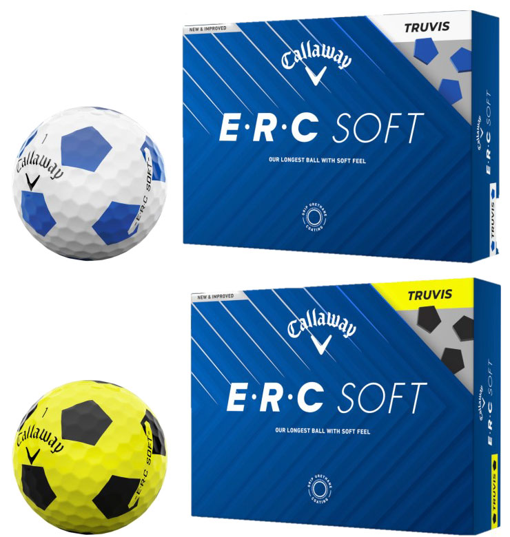 Callaway E.R.C. Soft Truvis ゴルフボール 45球 Callaway（キャロウェイ） 2025 E・R・C SOFT TRUVIS ゴルフボール 1