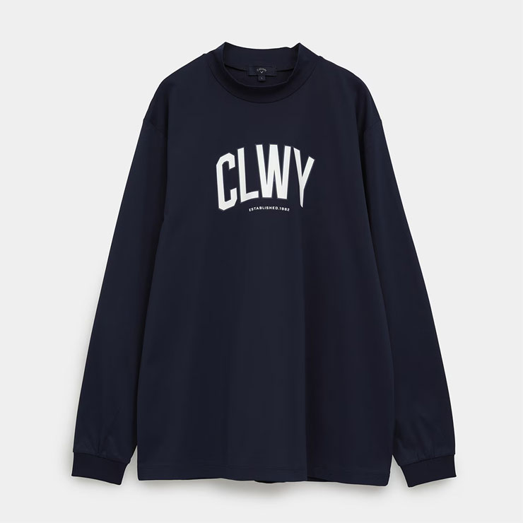 Callaway キャロウェイ CLWYロゴ スムース モックネック 長袖