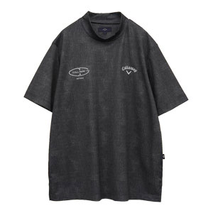 【新品タグ付き】Callaway　キャロウェイ　半袖 モックネック　ブラック M カジュアルゴルフドットコムby PALM SPRINGSにCallaway Apparel