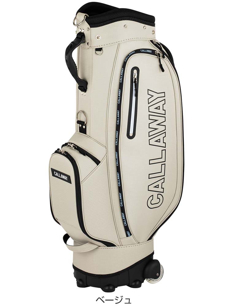 Callaway キャディバッグ オフホワイトベージュ Callaway（キャロウェイ） CL-1 26 JM カート キャディバッグ