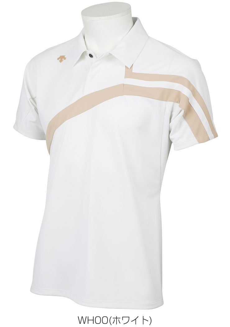 デサント ゴルフ ウェア メンズ ZERO AQUA 切り替え 半袖 ポロシャツ DGMTJA08 2022年春夏モデル M-O