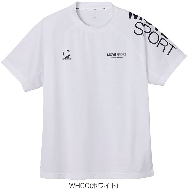 MOVESPORT ムーブスポーツ S.F.TECH ピンメッシュ 半袖シャツ