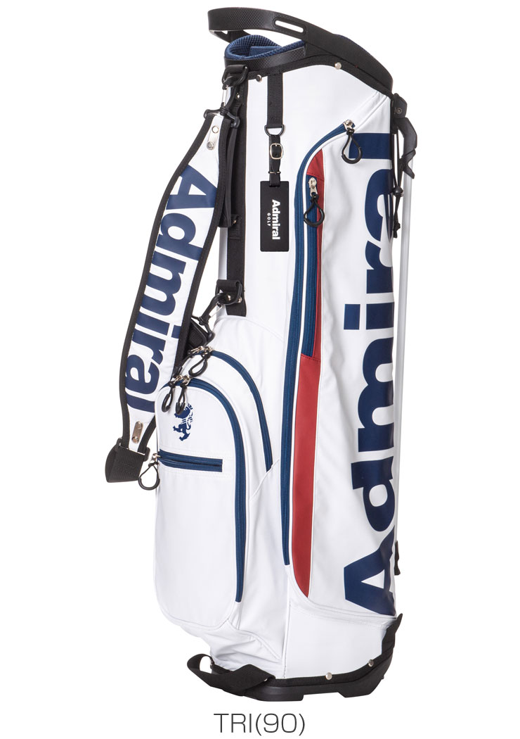 admiral スタンド付きゴルフバッグ Admiral Golf（アドミラルゴルフ） スタンドキャディバッグ 軽量