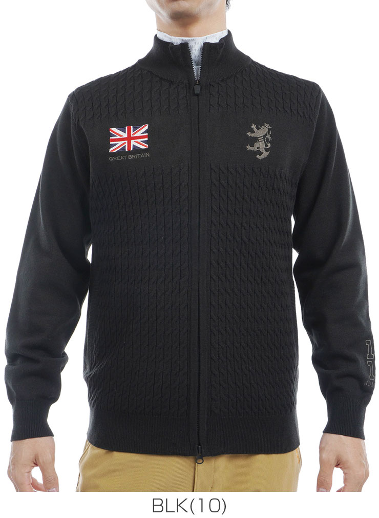Admiral - 【新品】アドミラル　ゴルフ　ジャケット　M Admiral Golf アドミラルゴルフ フラッグ フルジップ ニット