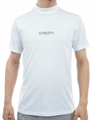 アドミラルゴルフ メンズ ウェア フラッグデザイン モックネック 半袖シャツ ADMA416 202...