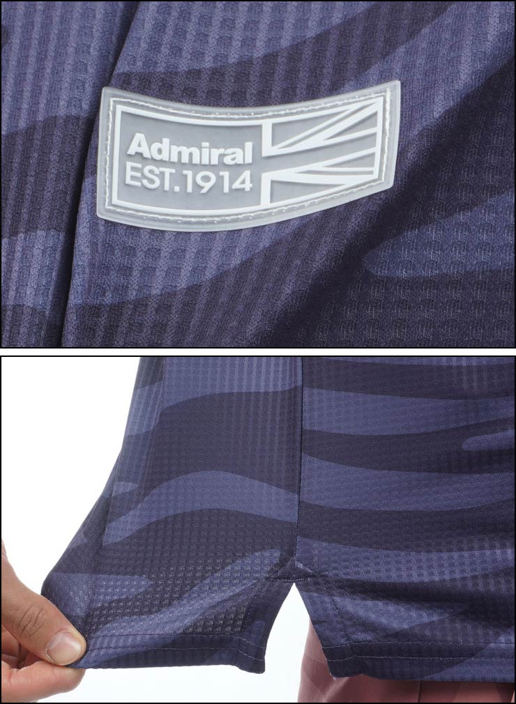 Admiral Golf（アドミラルゴルフ） メンズ ウェア ゼブラ柄 半袖