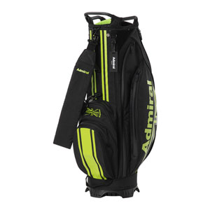 Admiral キャディバッグ ライムグリーン Admiral Golf（アドミラルゴルフ） カートキャディバッグ ロゴシリーズ