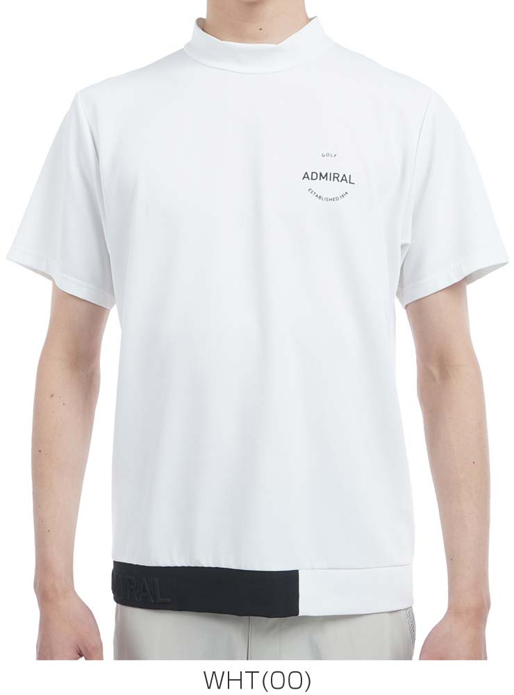 Admiral Golf（アドミラルゴルフ） ミニワッフル モックネック 半袖