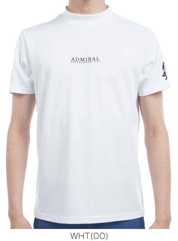 Admiral Golf（アドミラルゴルフ） フラッグ モックネック 半袖シャツ 