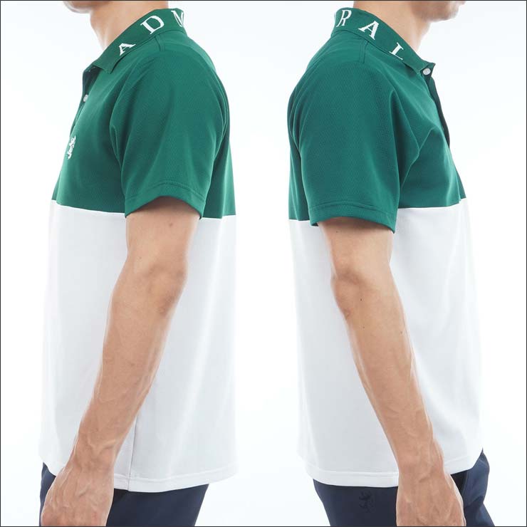 Admiral Golf（アドミラルゴルフ） カラタッチ カラーブロック 半袖