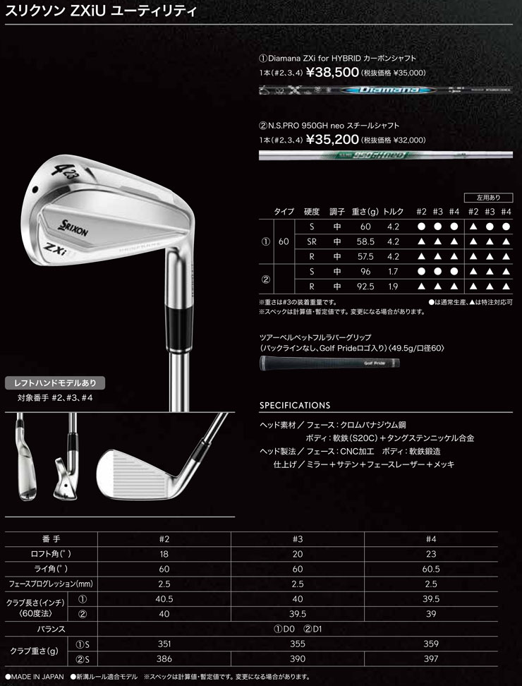 SRIXON 20％OFFクーポン対象 特注カスタムクラブ スリクソン ZXi