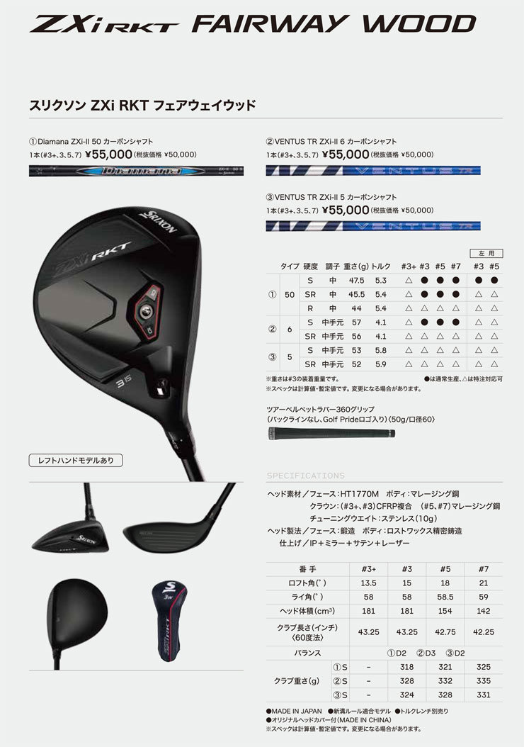 ZX（スリクソン） 20％OFFクーポン対象 スリクソン ZXi RKT